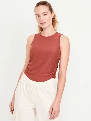 CloudMotion Ruched Tank Top