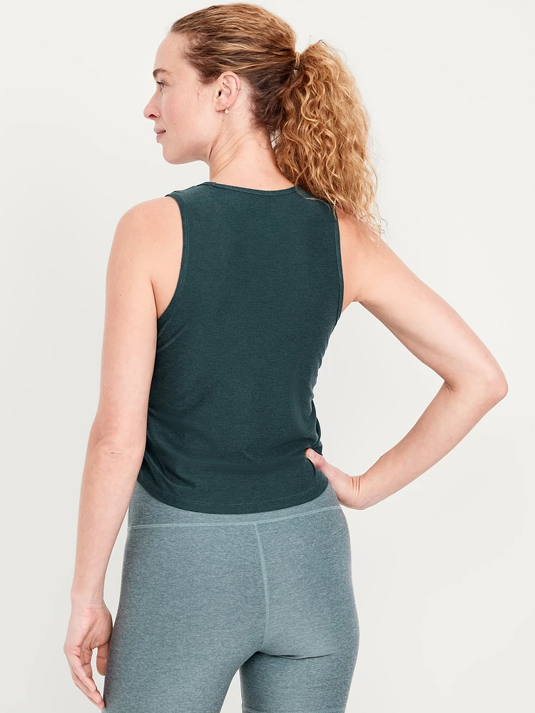 CloudMotion Ruched Tank Top