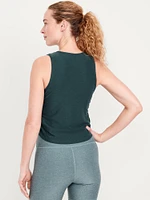 CloudMotion Ruched Tank Top