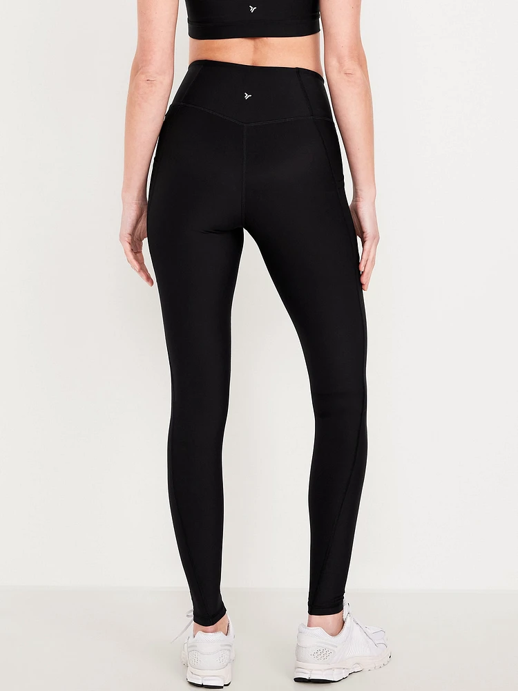 High-Waisted PowerSoft Full-Length Pocket Leggings