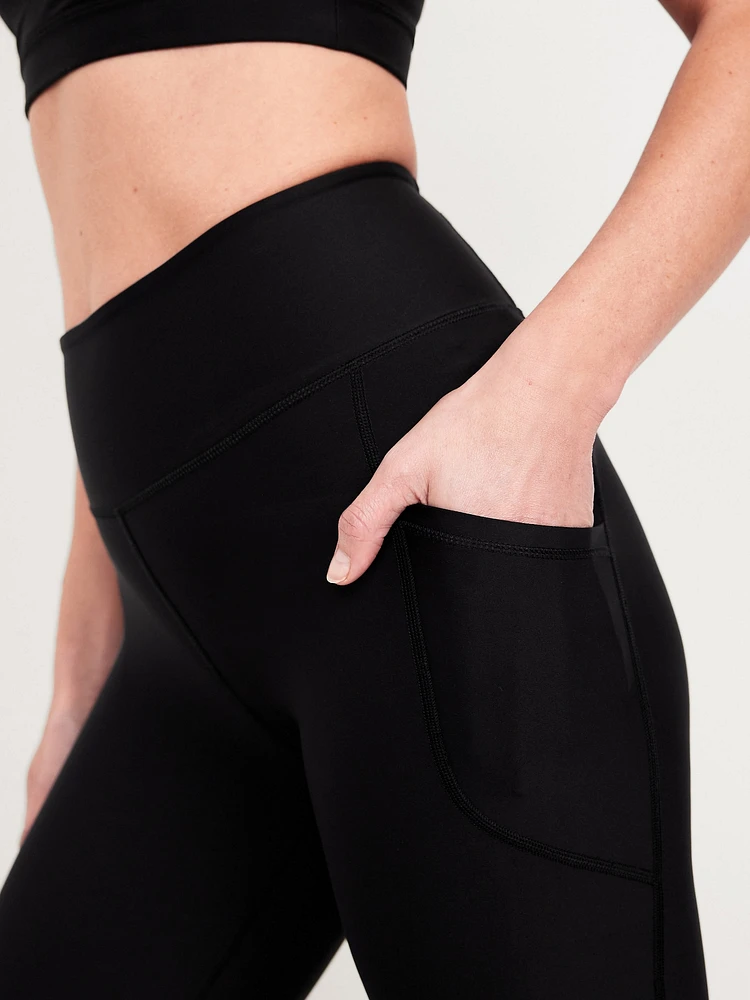 High-Waisted PowerSoft Full-Length Pocket Leggings