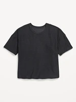 CloudMotion Cropped Performance T-Shirt for Girls