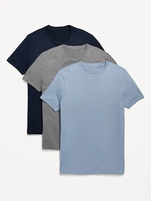 Go-Dry Crew-Neck T-Shirts 3-Pack