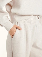 High-Waisted Bounce Fleece Wide-Leg Sweatpants