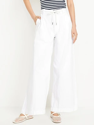 High-Waisted Super Wide-Leg Drapey