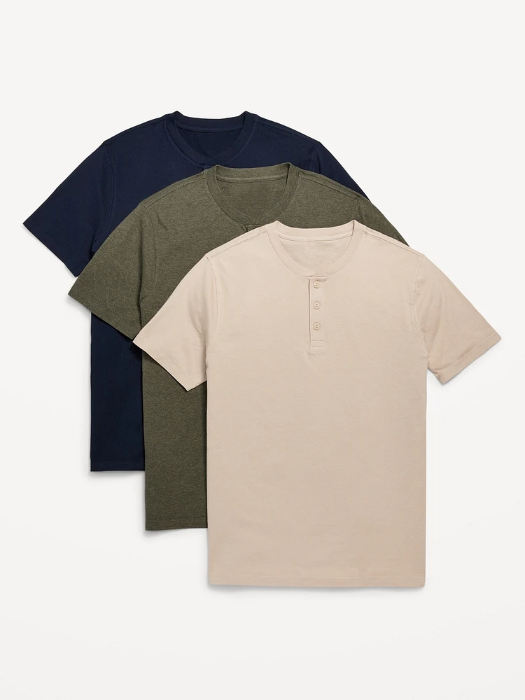 Henley T-Shirt 3-Pack