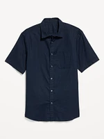 Classic Fit Everday Linen-Blend Shirt