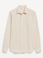 Classic Fit Linen-Blend Shirt