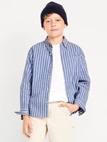 Lightweight Built-in Flex Oxford Shirt for Boys