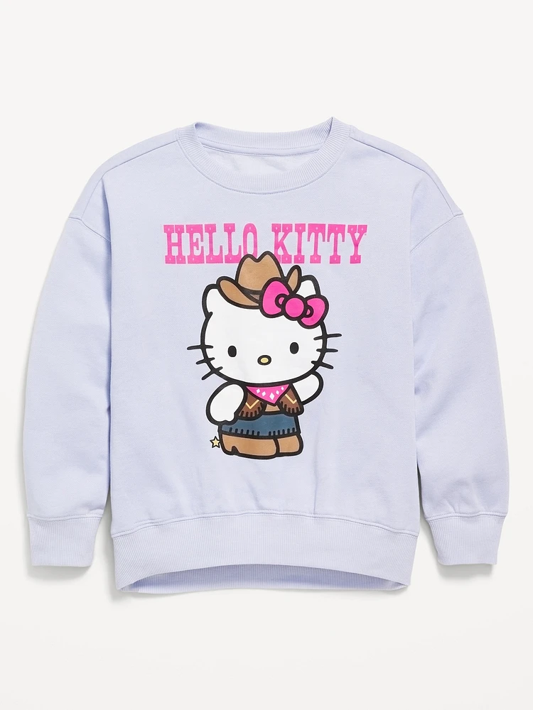 Oversized Graphic Sweatshirt for Girls
