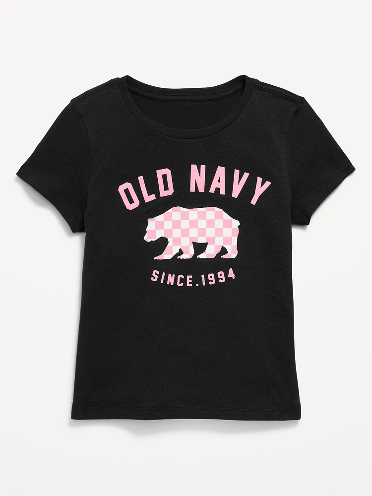 Short-Sleeve Logo-Graphic T-Shirt for Girls