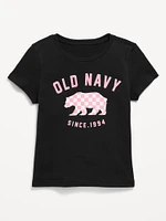 Short-Sleeve Logo-Graphic T-Shirt for Girls