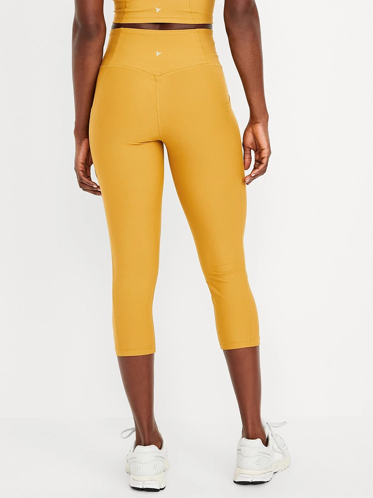 High-Waisted PowerSoft Crop Leggings