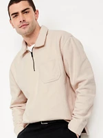 Terry Quarter-Zip Polo