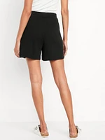Extra High-Waisted SoComfy Sweat Shorts -- 5-inch inseam