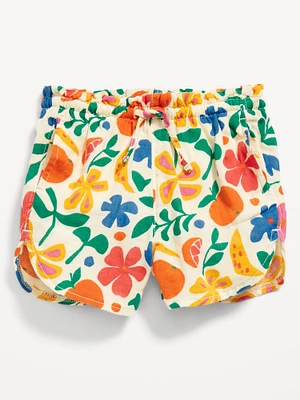 Dolphin-Hem Shorts for Toddler Girls