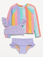 3-Piece Rashguard Swim Set for Toddler & Baby