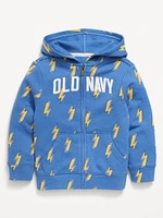 Unisex Logo-Graphic Zip Hoodie for Toddler