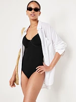 One-Piece Balconette Swimsuit