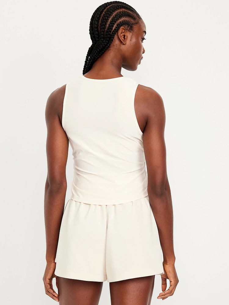 CloudMotion Ruched Tank Top