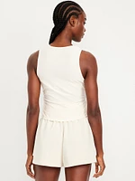 CloudMotion Ruched Tank Top