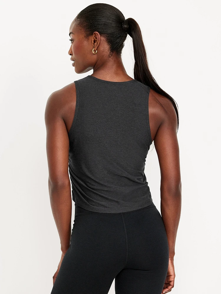 CloudMotion Ruched Tank Top