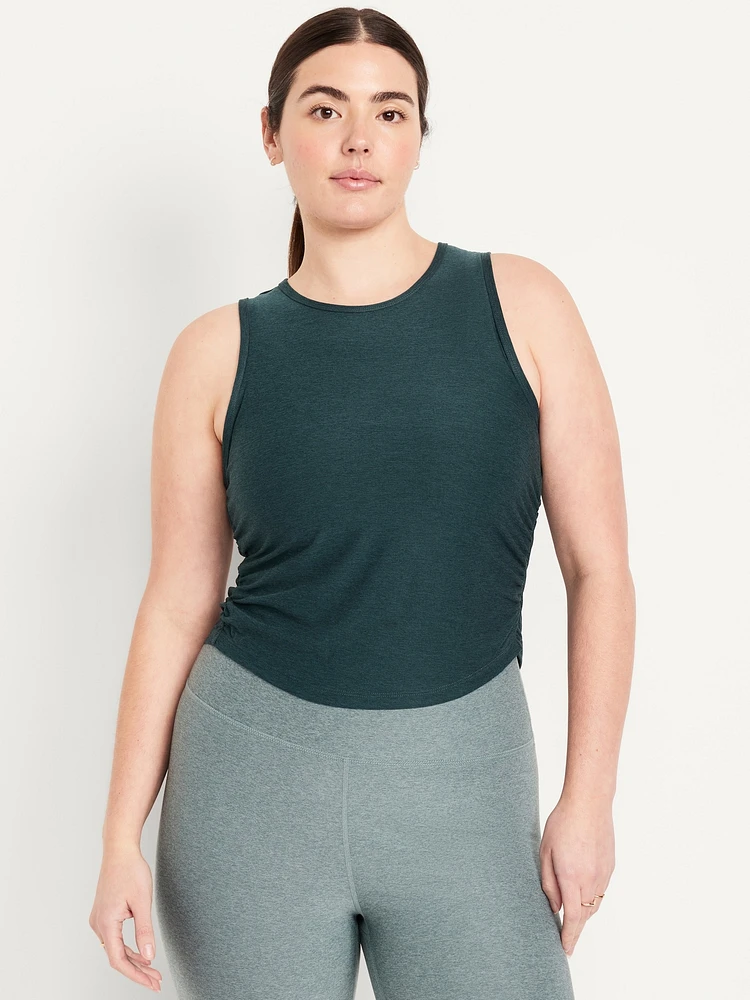 CloudMotion Ruched Tank Top