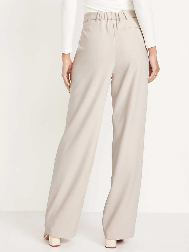 Extra High-Waisted Taylor Wide-Leg Trouser Pants