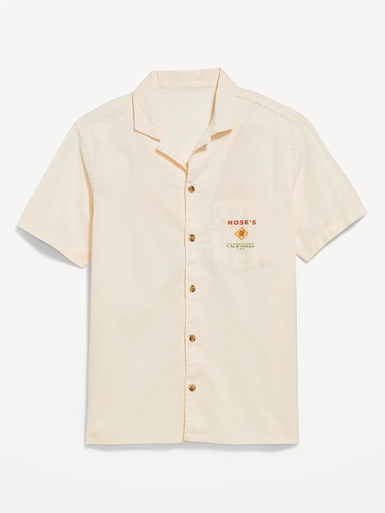 Short-Sleeve Camp Shirt