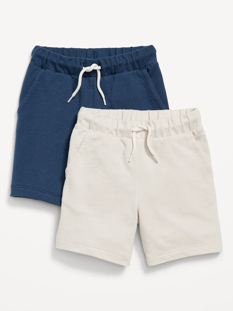 French-Terry Jogger Shorts 2-Pack for Toddler Boys