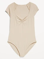 Double-Layer Cinched Bodysuit