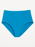 High-Waisted Bikini Swim Bottoms
