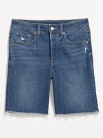High-Waisted OG Jean Shorts -- 7-inch inseam