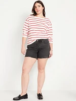 High-Waisted OG Jean Cut-Off Shorts -- 7-inch inseam