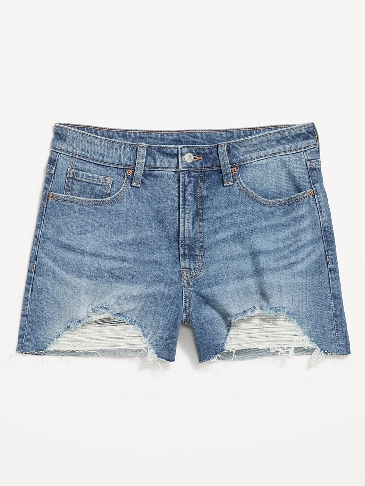 Curvy High-Waisted OG Jean Shorts -- 3-inch inseam
