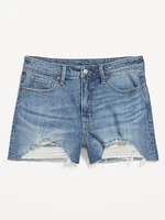 Curvy High-Waisted OG Jean Shorts -- 3-inch inseam
