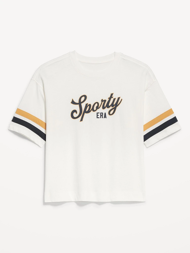 Football-Style Graphic T-Shirt