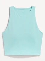 CloudComfy High-Neck Longline Sports Bra