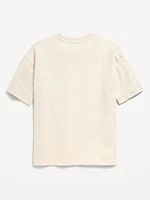 Oversized Short-Sleeve Pocket T-Shirt for Boys