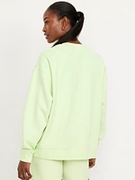 Oversized Dynamic Fleece Sweatshirt