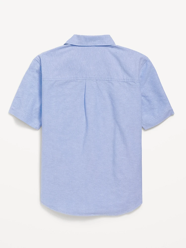 Short-Sleeve Oxford Shirt for Boys