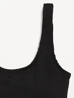 Ribbed Swim Top