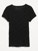 Lace Crew-Neck Top