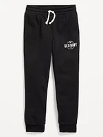 Gender-Neutral Logo-Graphic Jogger Sweatpants for Kids