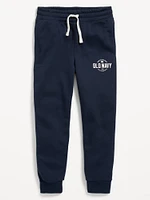 Gender-Neutral Logo-Graphic Jogger Sweatpants for Kids