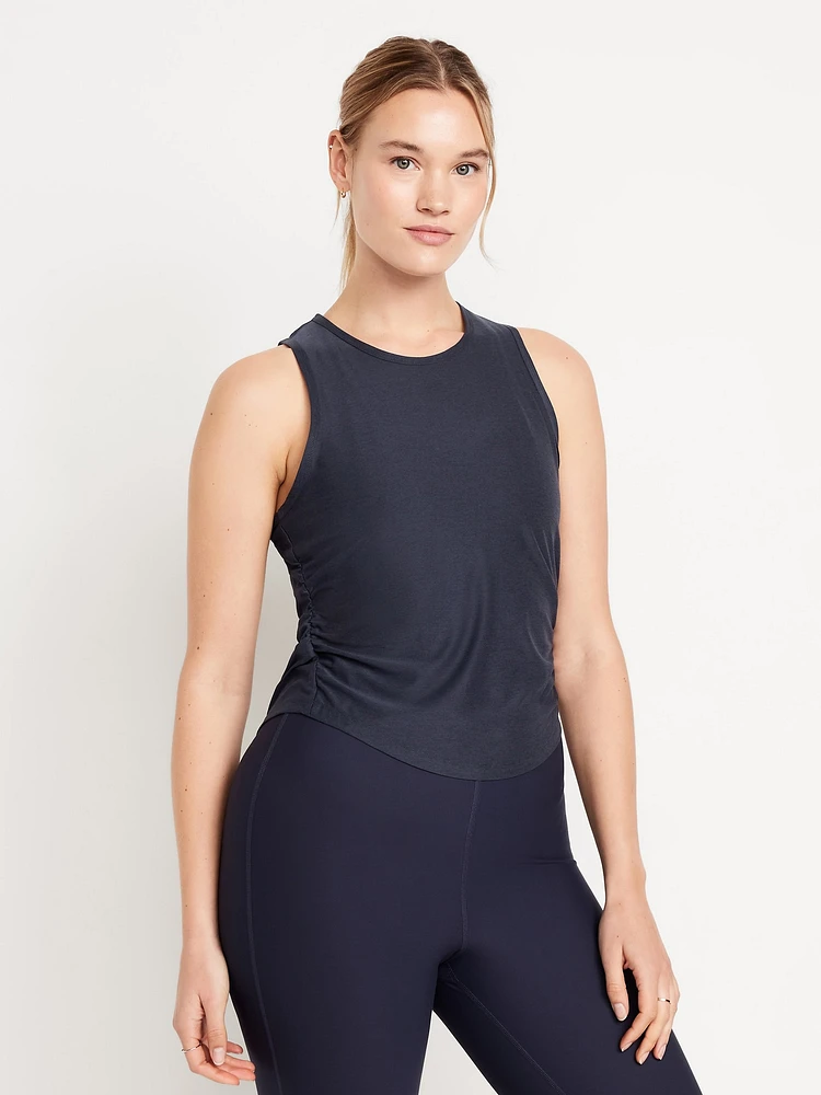 CloudMotion Ruched Tank Top