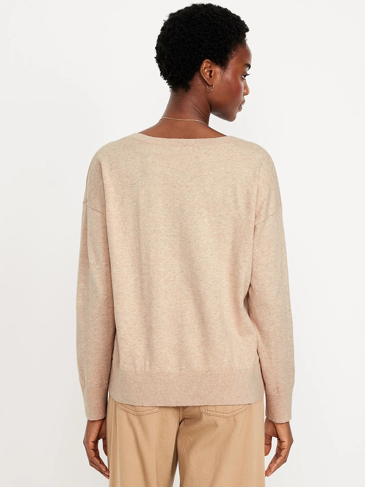 SoSoft Lite Loose V-Neck Sweater