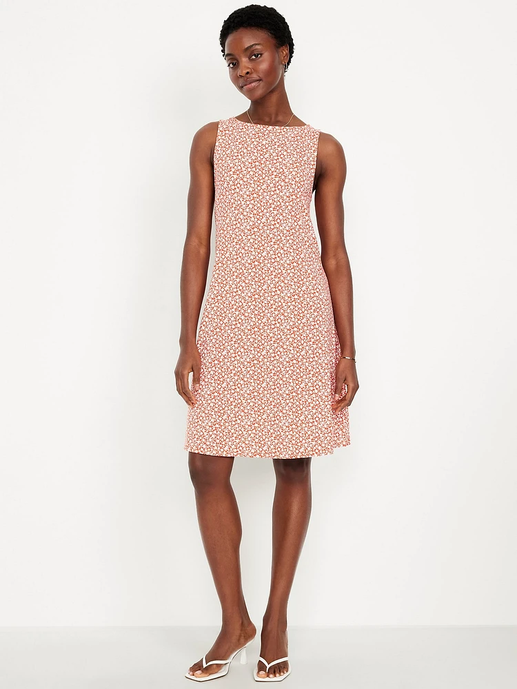 Sleeveless Mini Swing Dress
