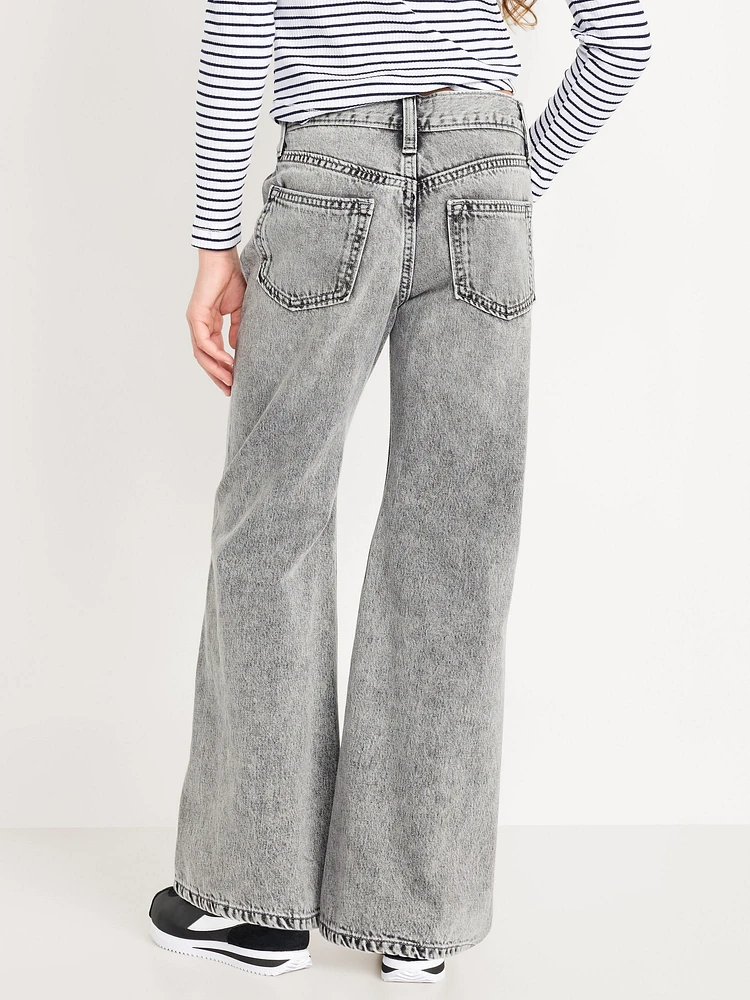 High-Waisted Baggy Jeans for Girls