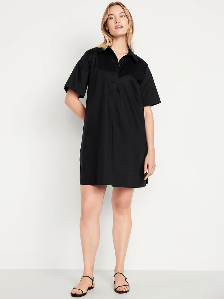 Mini Swing Shirt Dress